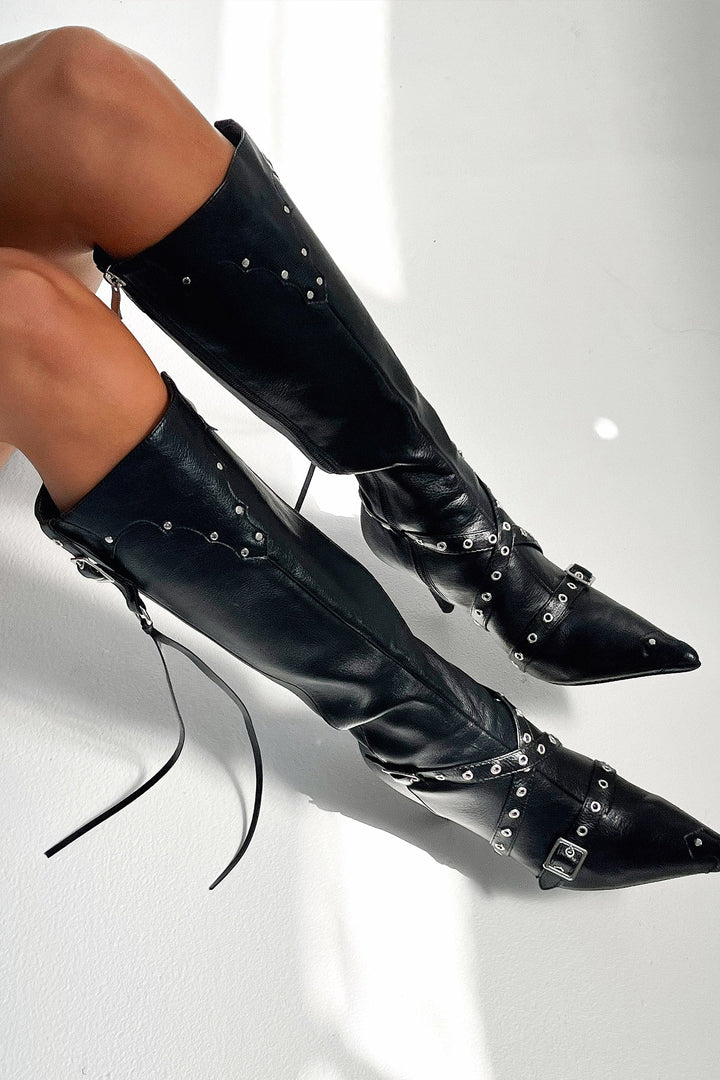 Erin™ Women's Black High Boots